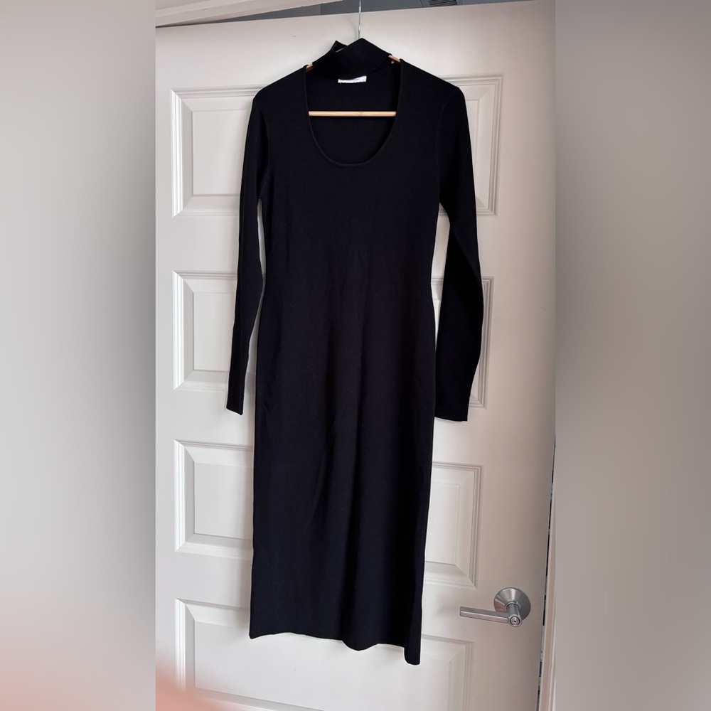 Sold Black Keyhole neckline Dress by ninety percent